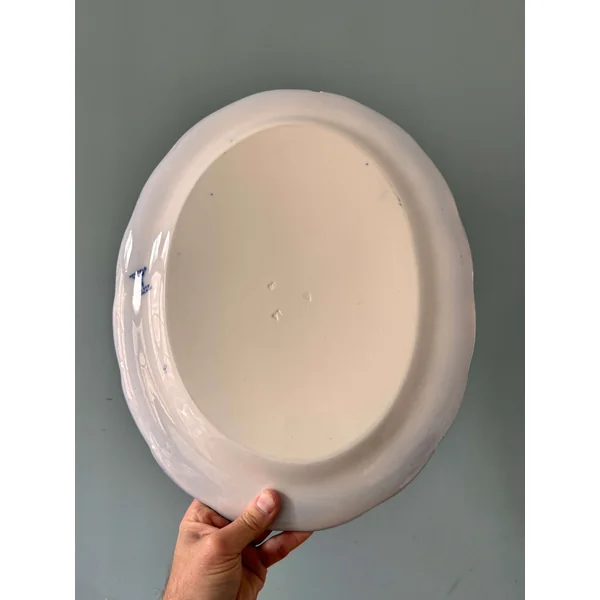 Deux plats ovales Bishop & Stonier Bisto Mansfield, vers 1910