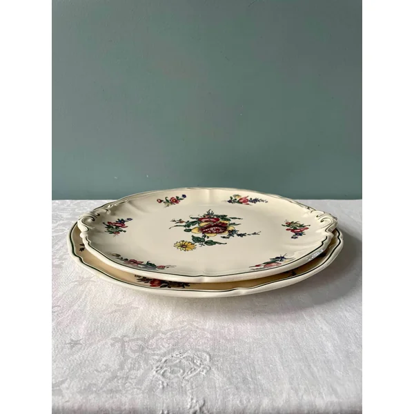 Deux plats ronds Villeroy & Boch