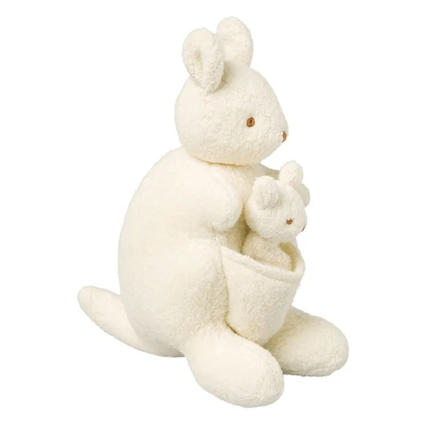 Doudou Musical 20 cm - Kangourou - Ecru
