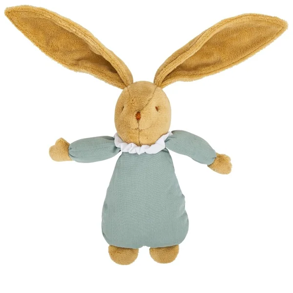 Doudou Musical 25 cm - Lapin Nid d'Ange - Celadon