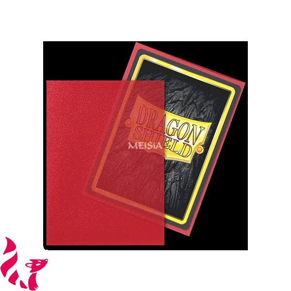 Dragon Shield - Matte Sleeves Clear Red (100)