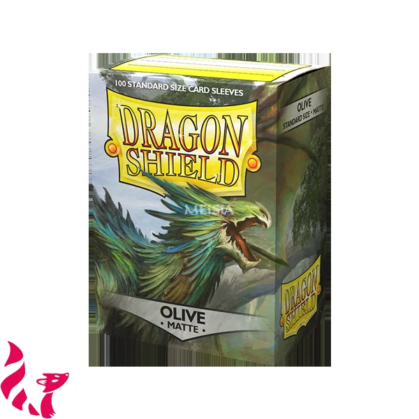 Dragon Shield - Matte Sleeves Olive (100)