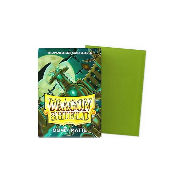 Dragon Shield - Small Sleeves - Japanese Size - Matte Olive (60)