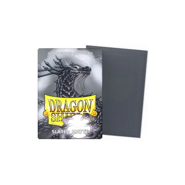 Dragon Shield - Small Sleeves - Japanese Size - Matte Slate (60)