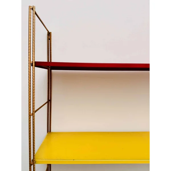 Etagère string en métal vintage, circa 1960