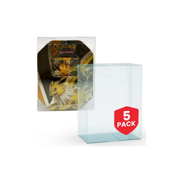 EVORETRO - PET Protector For Tin Box Pokémon (Lot de 5)