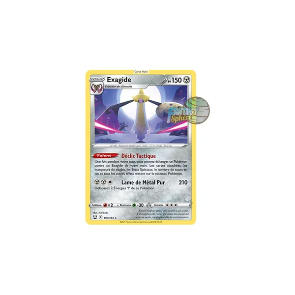 Exagide - Holo Rare 107/163_H - Epee et Bouclier Style de Combat