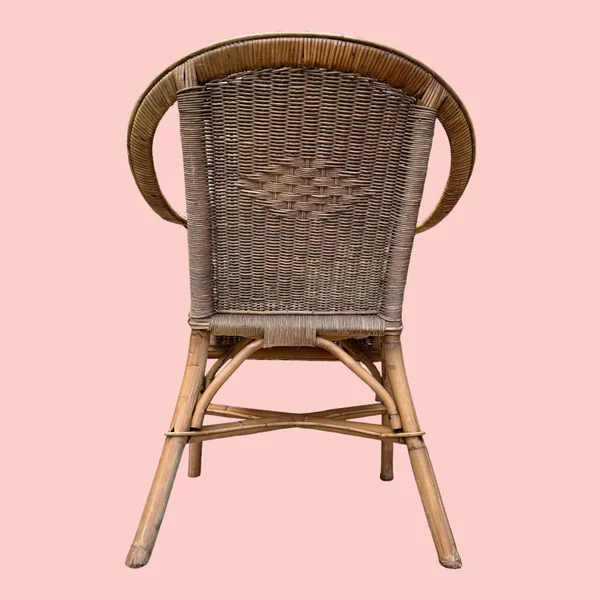 Fauteuil en rotin osier, vers 1950