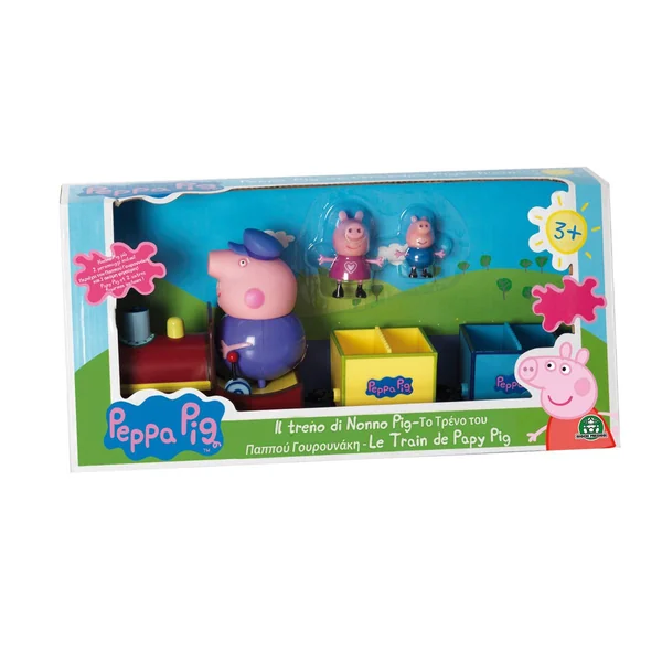 Figurine Peppa Pig : Le train de Papy Pig
