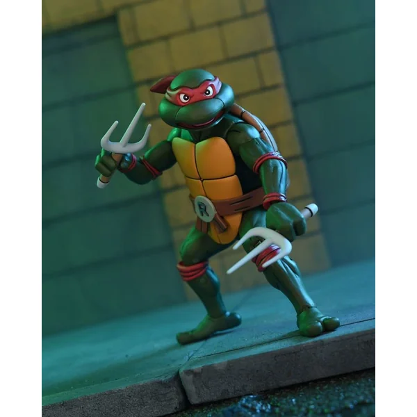 Figurine Ultimate Raphael VHS Tortues Ninja Cartoon 18 cm