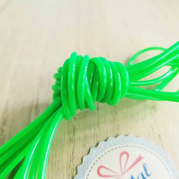 Fils de scoubidou - Vert Fluo (par 3)