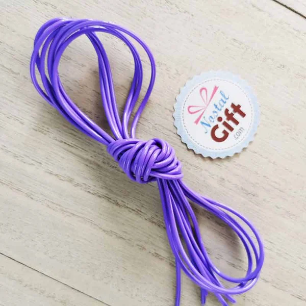 Fils de scoubidou - Violet (par 3)