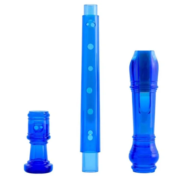 Flûte à bec bleue