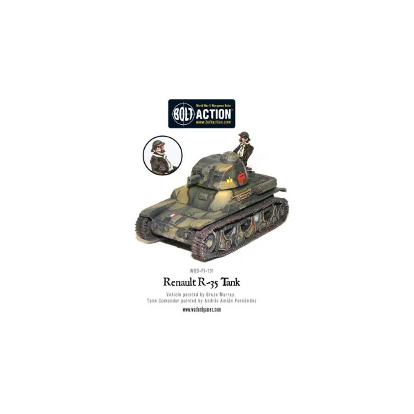 French - Renault R35 Tank Box Set - Bolt Action