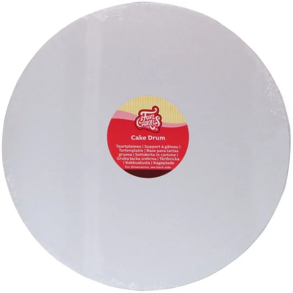 FunCakes Cake Drum rond Ø35 cm - Blanc