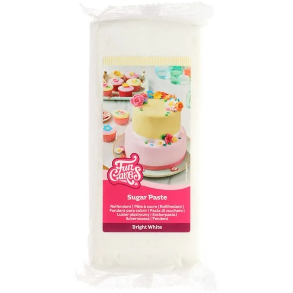 FunCakes Pâte à Sucre Blanc - 1kg