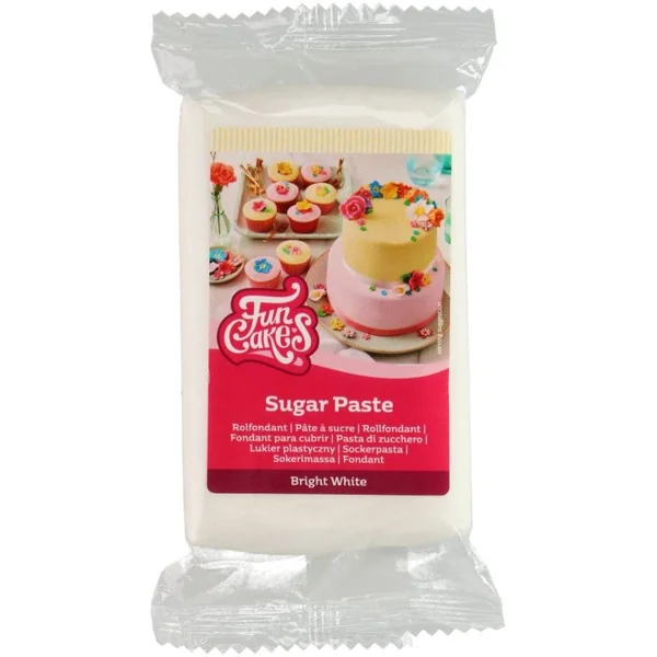 FunCakes Pâte à Sucre Blanc - 250g