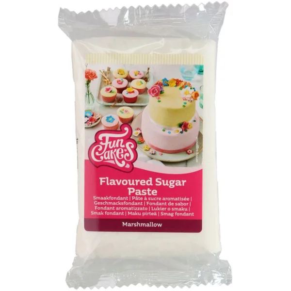 FunCakes Pâte à Sucre Blanc Arôme Marshmallow - 250g