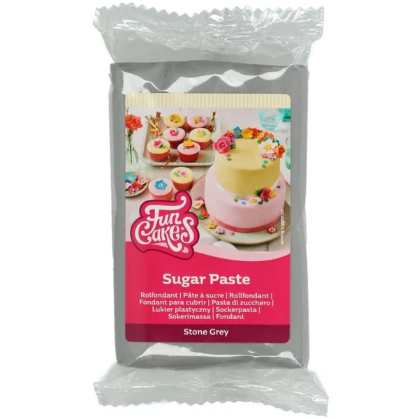 FunCakes Pâte à Sucre Gris - 250g