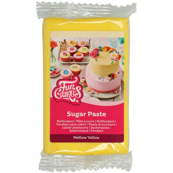 FunCakes Pâte à Sucre Jaune - 250g