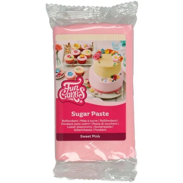 FunCakes Pâte à Sucre Rose Clair - 250g
