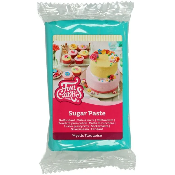 FunCakes Pâte à Sucre Turquoise - 250g