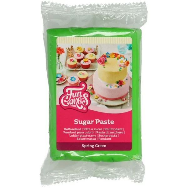 FunCakes Pâte à Sucre Vert Vif - 250g