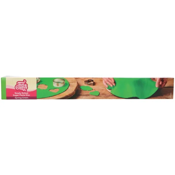 FunCakes Pâte à Sucre Étalée Vert - 430g