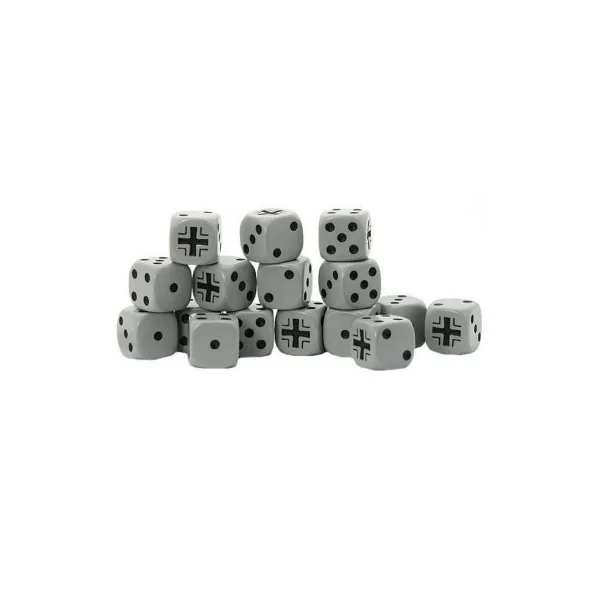 German Balkenkreuz D6 Dice (16) - Bolt Action