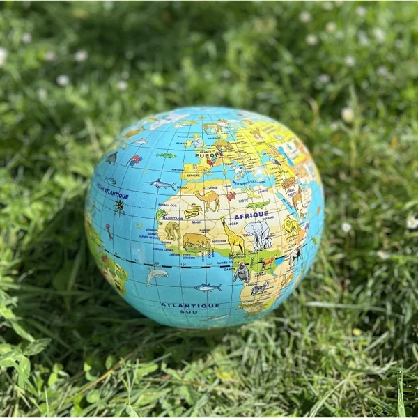 Globe Gonflable 30 cm - Animaux
