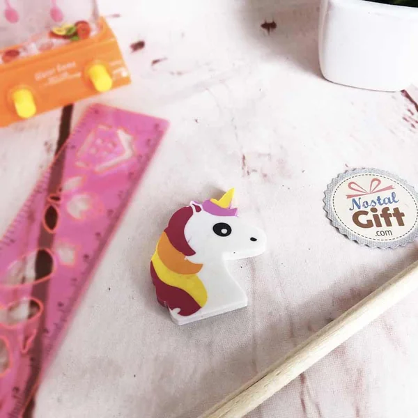 Gomme en forme de licorne