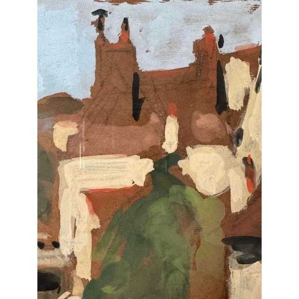 Gouache signée Pierre Eugène Montézin (XXème)