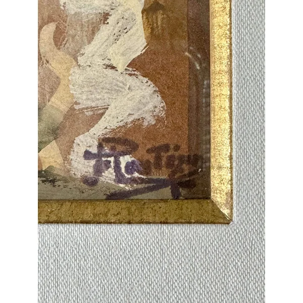 Gouache signée Pierre Eugène Montézin (XXème)