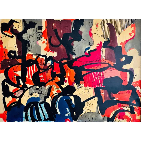 Grand tableau "Guernica" par Jean Gribouval