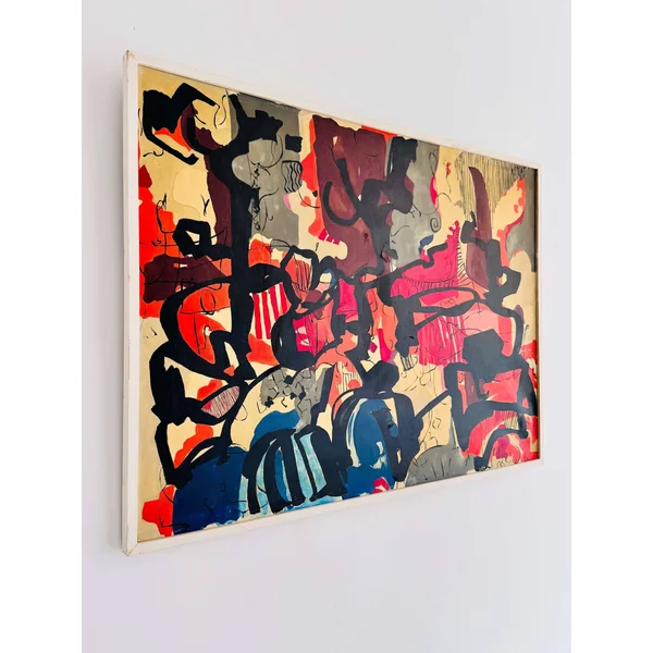 Grand tableau "Guernica" par Jean Gribouval
