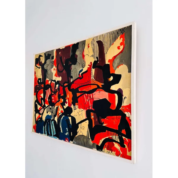 Grand tableau "Guernica" par Jean Gribouval