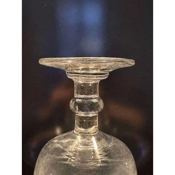 Grand verre à pied 1900 "Souvenir de la fête"
