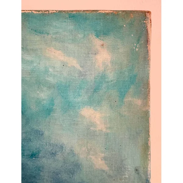 "Hermaphrodite", huile sur toile signée Renée Lenoury (XXème)