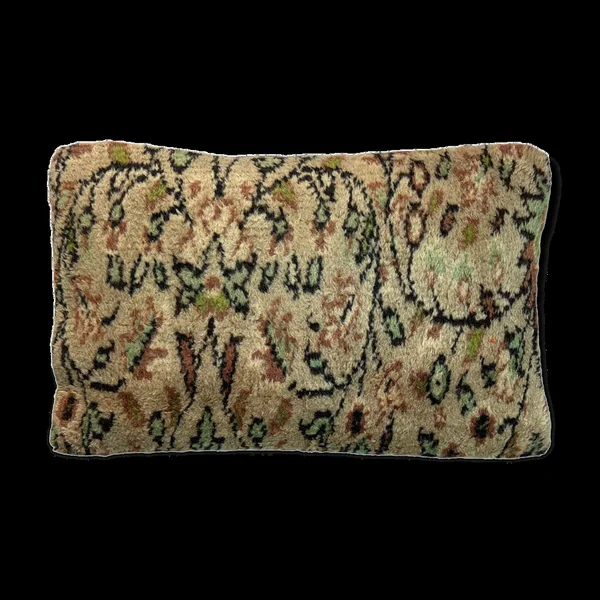 Housse de coussin vintage turque faite à la main, 30 x 50 cm