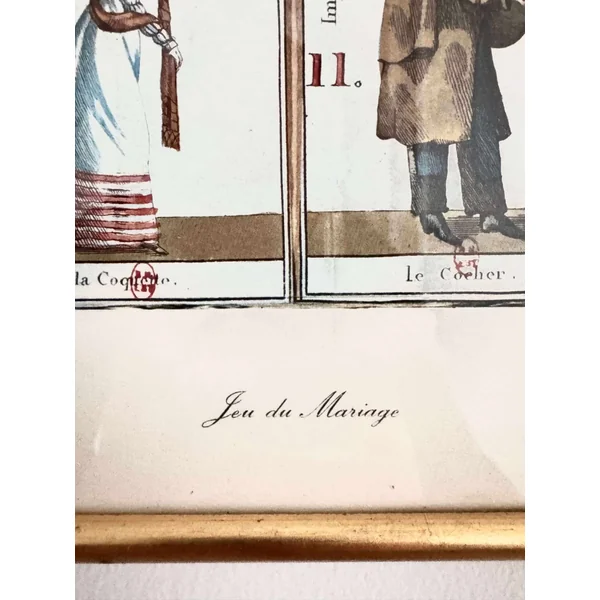 Jeu du Mariage, gravure de 1964