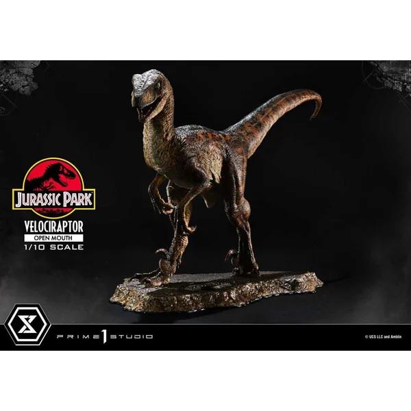Jurassic Park - Statuette Prime Collectibles 1/10 Velociraptor Open Mouth 19 cm - Prime 1 Studio
