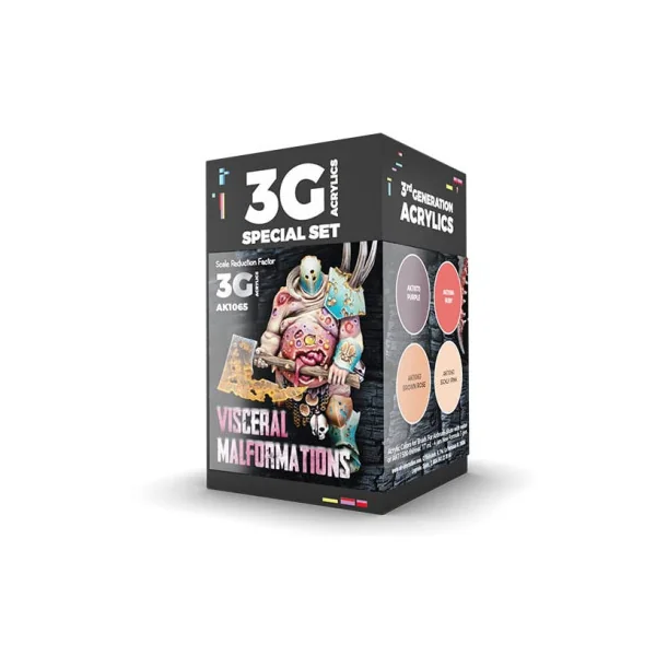 Kit de peintures acrylics wargame Malformations viscérales - AK