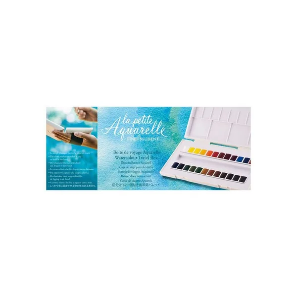 La petite aquarelle boite 24 demi-godets - Sennelier