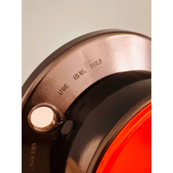 Lampe Paterson orange en Bakélite