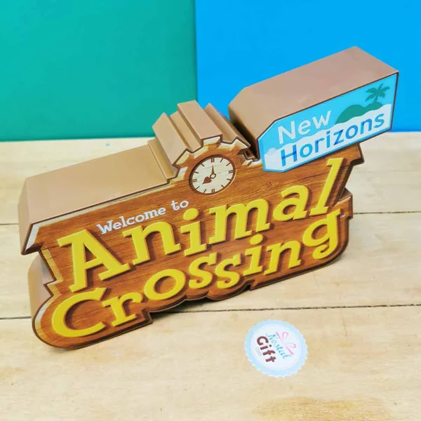 Lampe Veilleuse Logo Animal Crossing 31cm - Nintendo