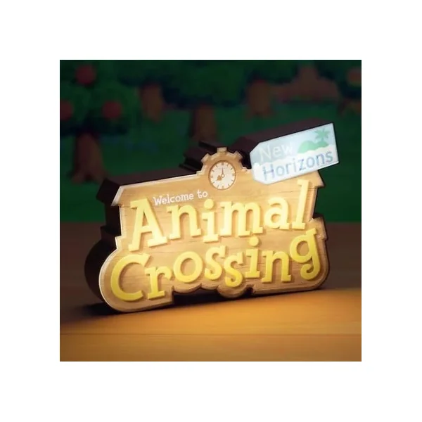 Lampe Veilleuse Logo Animal Crossing 31cm - Nintendo