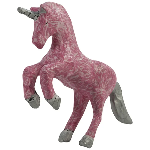 Licorne en papier mâché