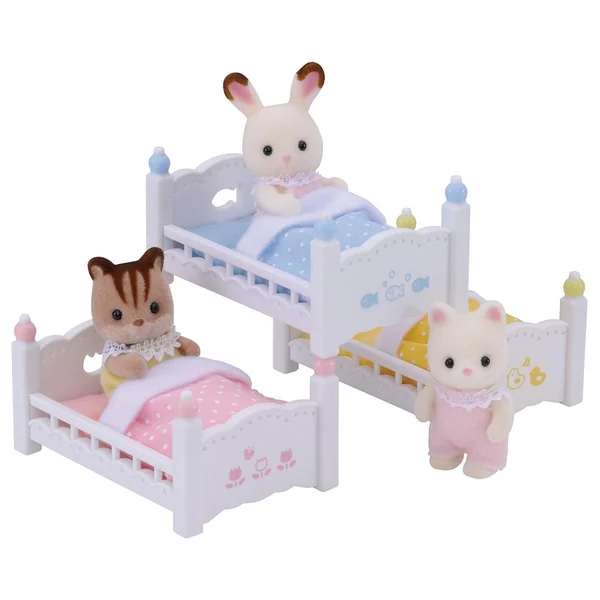 Lits superposés à 3 couchettes - Sylvanian Families 2919