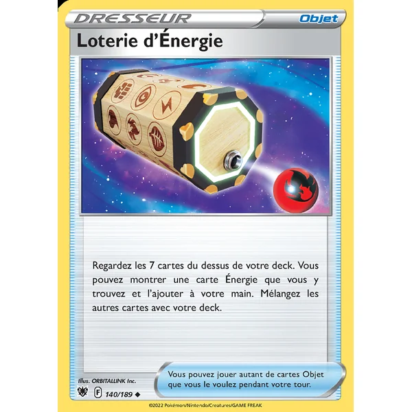 Loterie d’Énergie 140/189