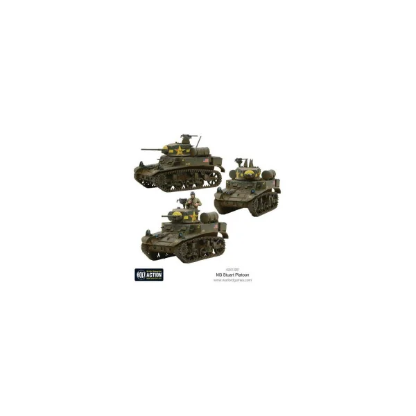 M3 Stuart Troop - Bolt Action